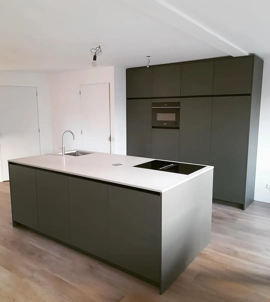 Maatwerk keuken in groen